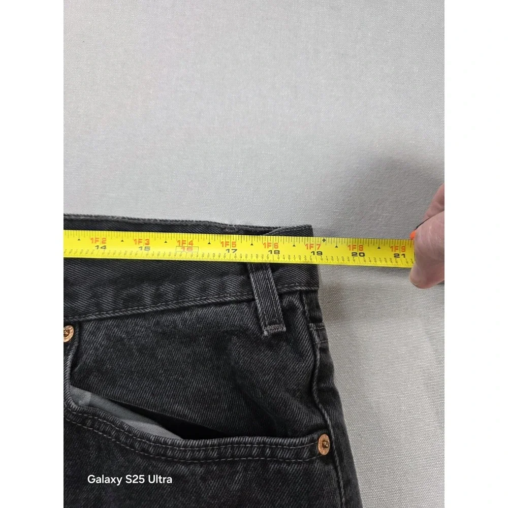 Levis Mens 550 Relaxed Fit 40x32 1999‎ 90s Y2K Black Denim Jeans